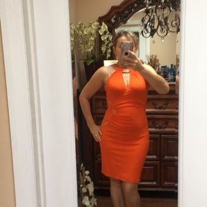 Orange dress